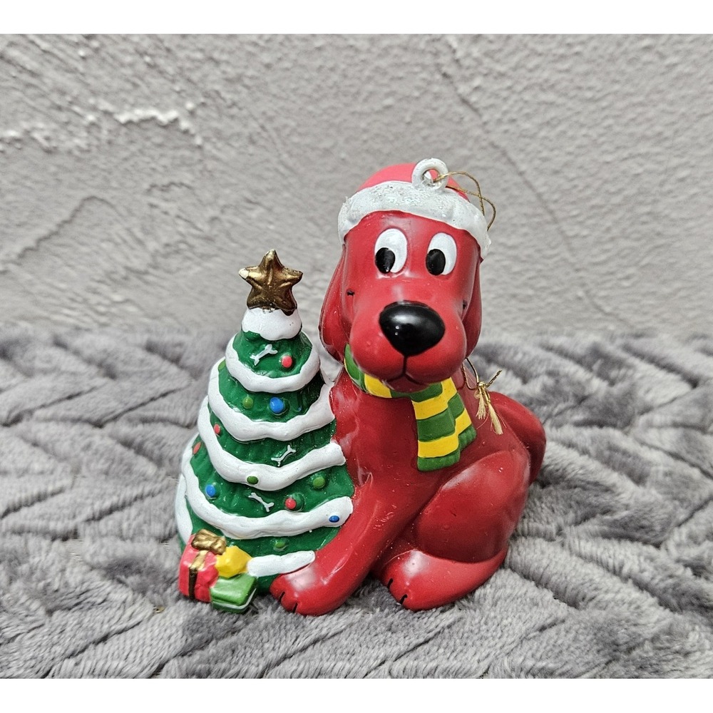Clifford the Big Red Dog Christmas Ornament Scholastic RARE‎ & Vintage 2002